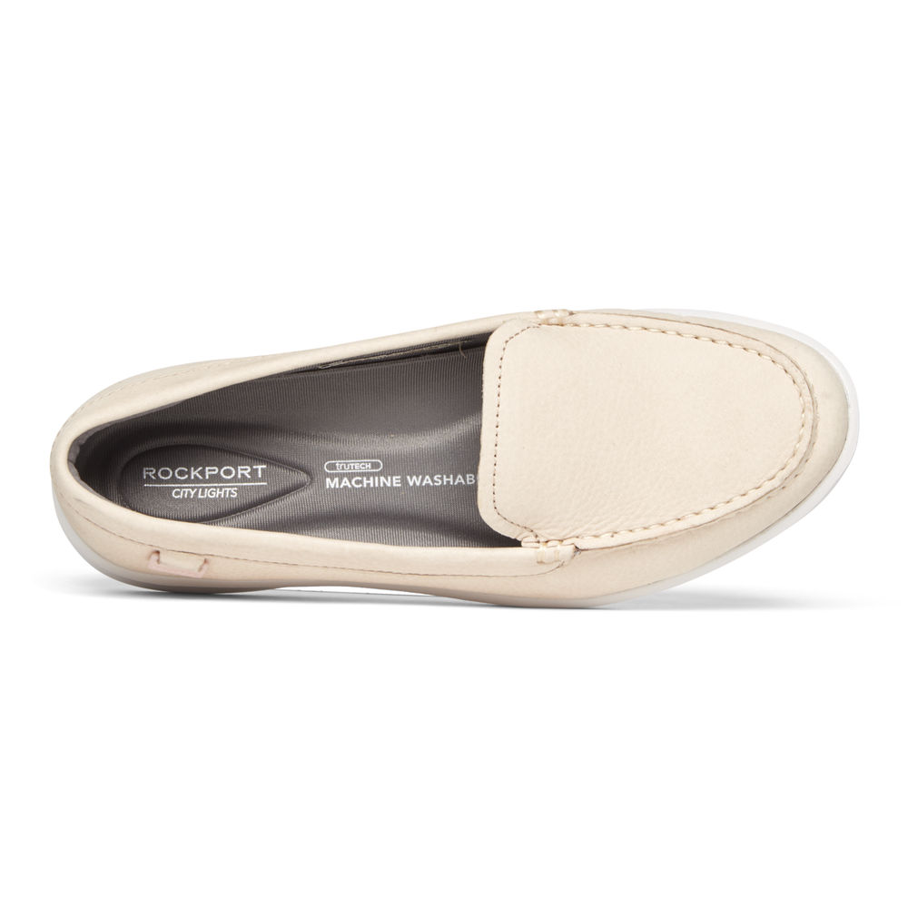 Mocassins Rockport Mulher Branco - Ayva Washable - 58160NGSE